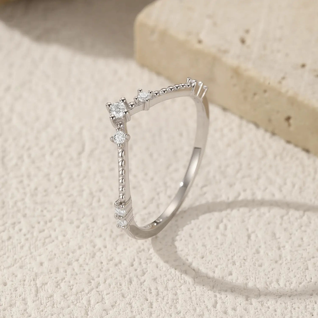 Bague Moissanite – Alliance fine en argent 925, moissanite créée en laboratoire couleur D VVS1, certificat GRA, cadeau pour Elle
