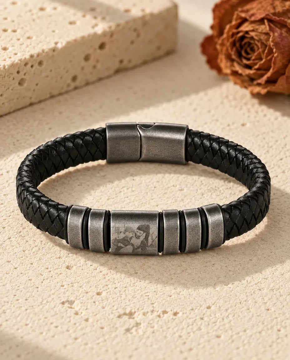 Bracelet Gravé - posé à plat