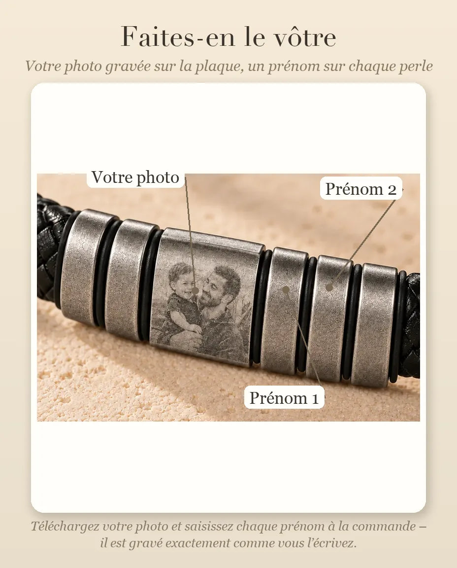 Bracelet Gravé - guide de personnalisation : photo et gravure