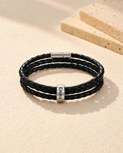 Bracelet Gravé Homme - version à 1 prénom