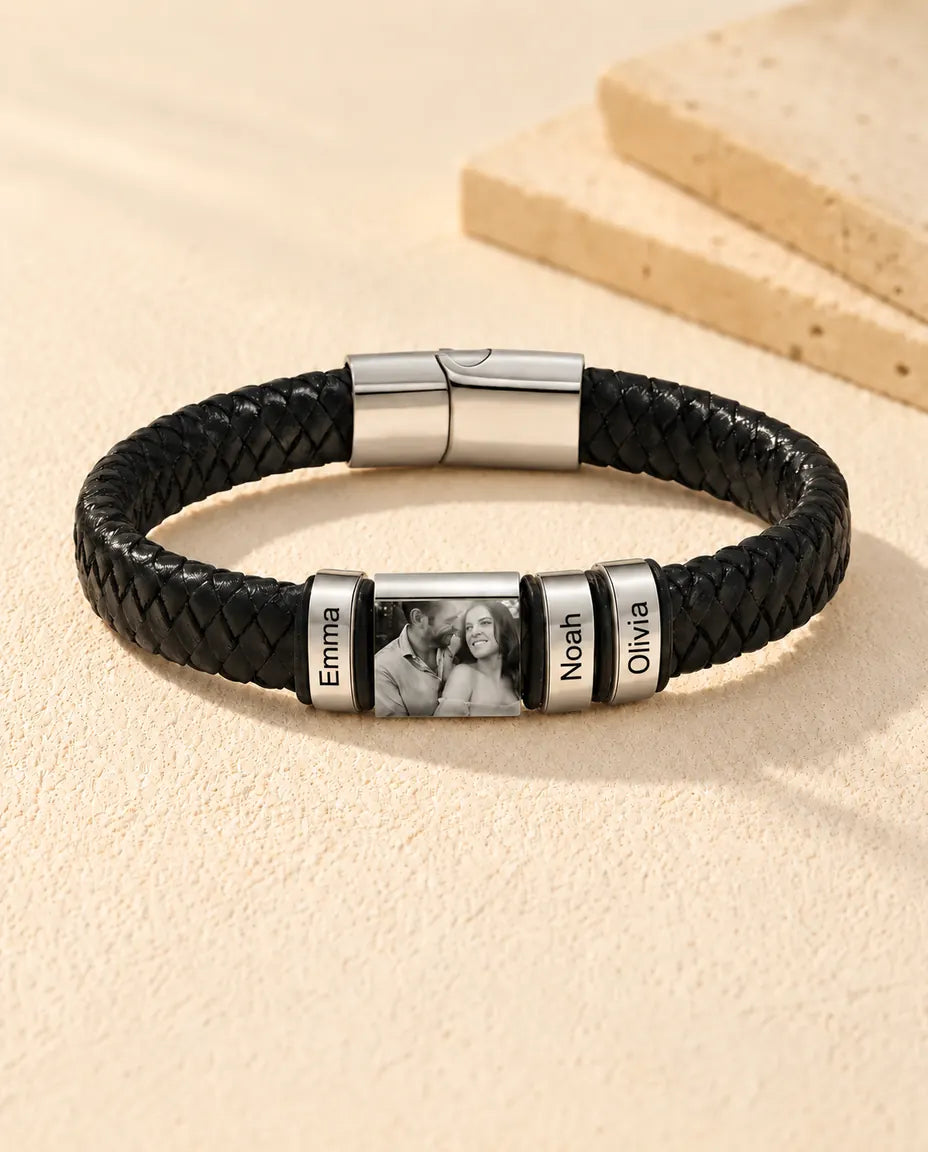 Bracelet Gravé - version à 3 prénoms