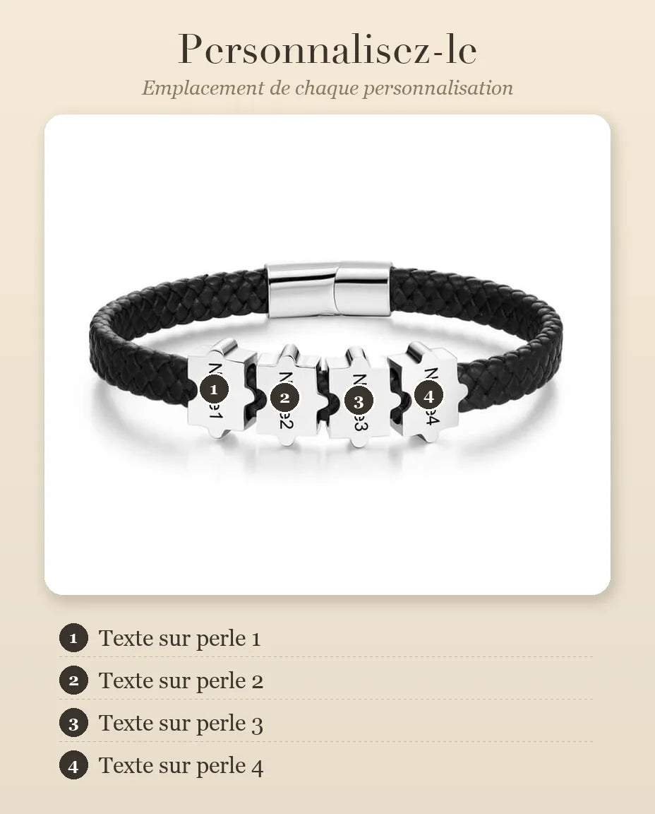 Bracelet Gravé Homme – guide de personnalisation