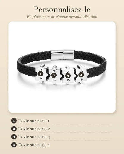Bracelet Gravé Homme – guide de personnalisation