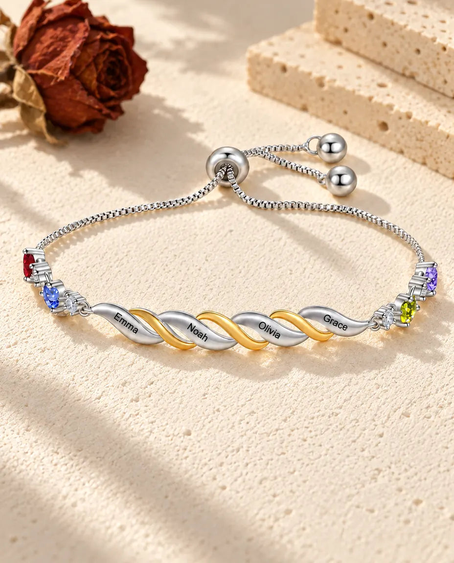 Bracelet Gravé pour Maman - vue de face