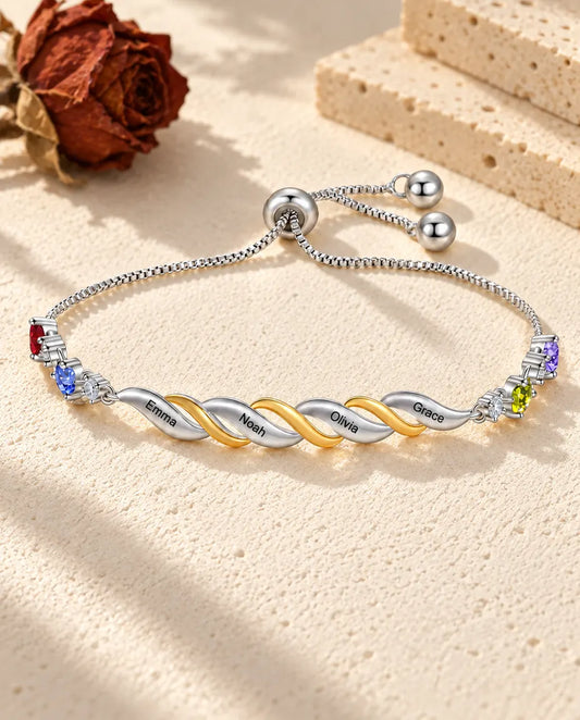 Bracelet Gravé pour Maman - vue de face
