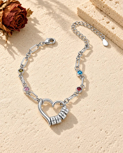 Bracelet Gravé Femme - vue de trois quarts