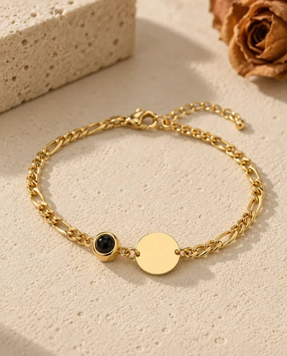 Bracelet Gravé - finition or