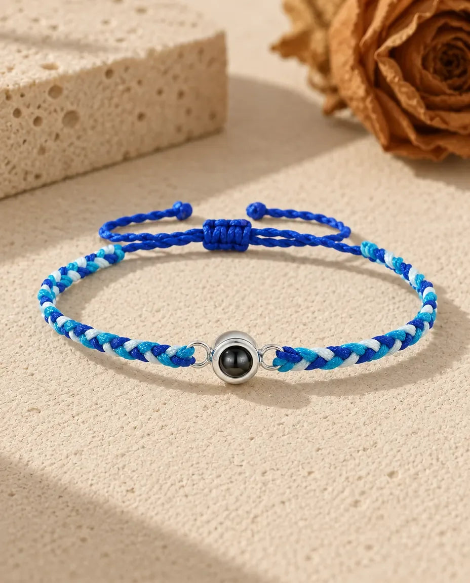 Bracelet Photo - en bleu