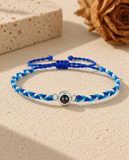Bracelet Photo - en bleu