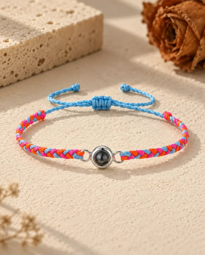 Bracelet Photo - aux couleurs arc-en-ciel