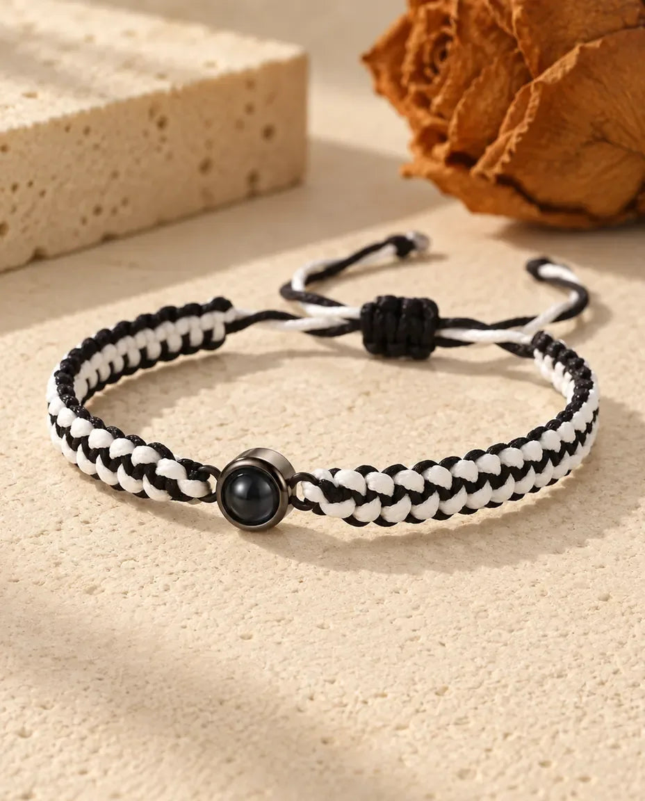 Bracelet Photo - en noir et blanc