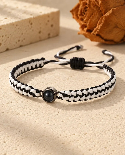 Bracelet Photo - en noir et blanc