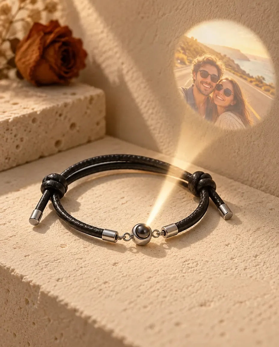 Bracelet Photo - projette la photo cachée sur un mur