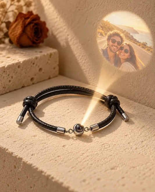 Bracelet Photo - projette la photo cachée sur un mur