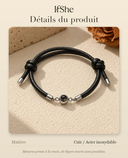 Bracelet Photo - dimensions et matière