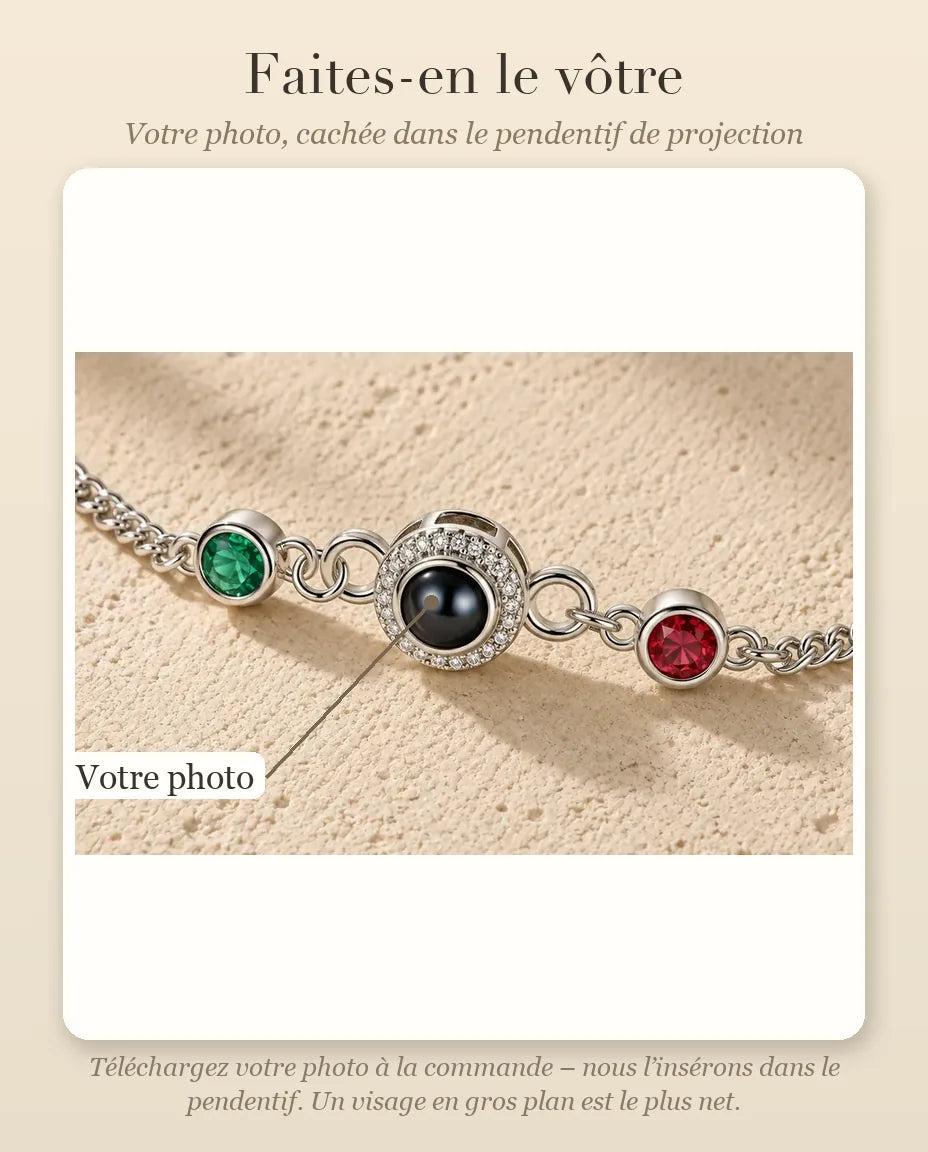 Bracelet Photo - guide de personnalisation : photo
