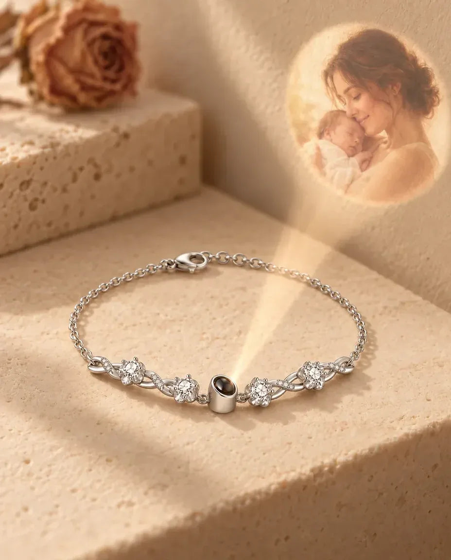 Bracelet Photo - projette la photo cachée sur un mur
