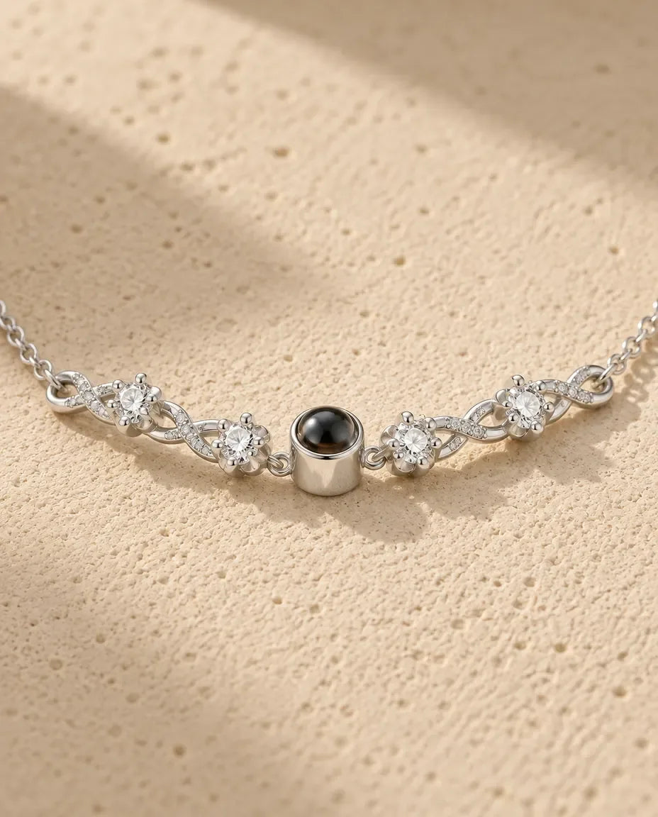 Bracelet Photo - gros plan du pendentif de projection