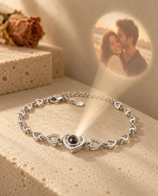 Bracelet Photo - projette la photo cachée sur un mur