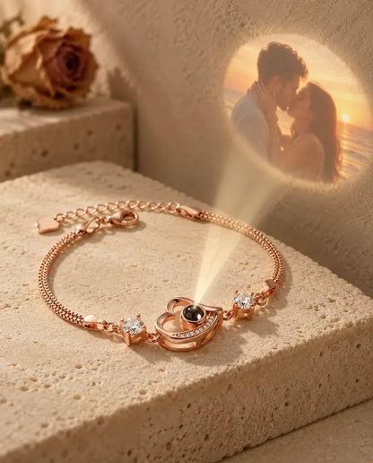 Bracelet Photo Projection - projette la photo cachée sur un mur