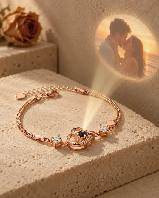 Bracelet Photo Projection - projette la photo cachée sur un mur