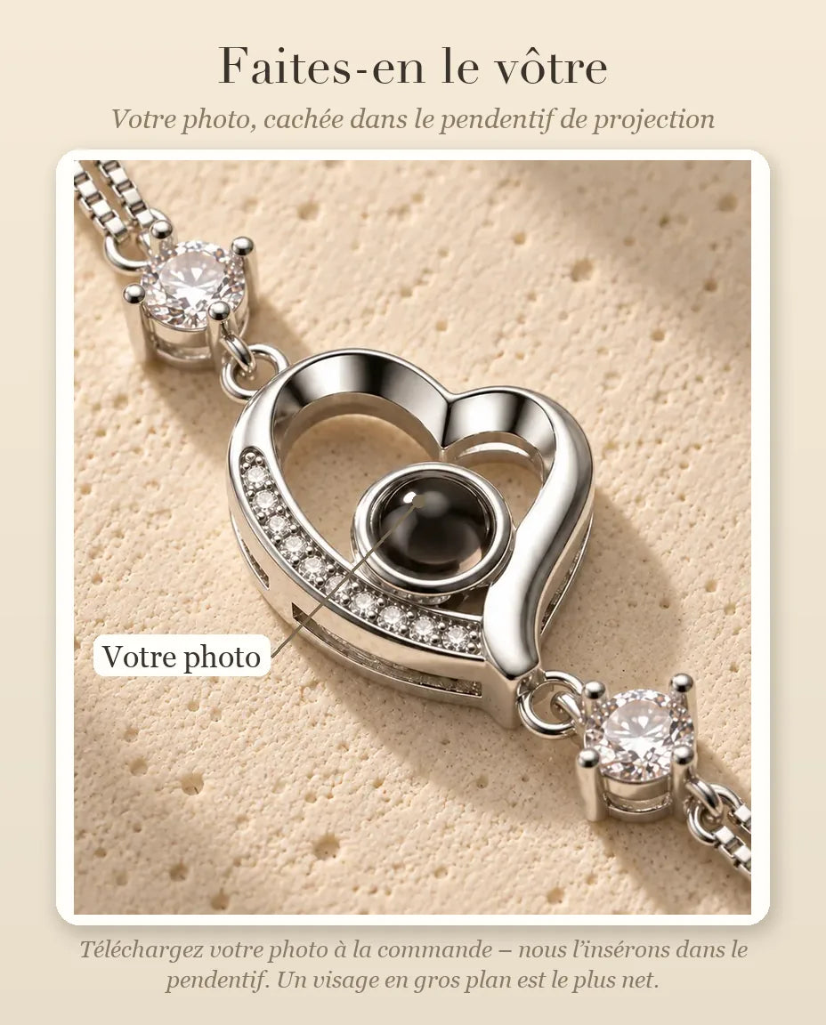 Bracelet Photo Projection - guide de personnalisation : photo