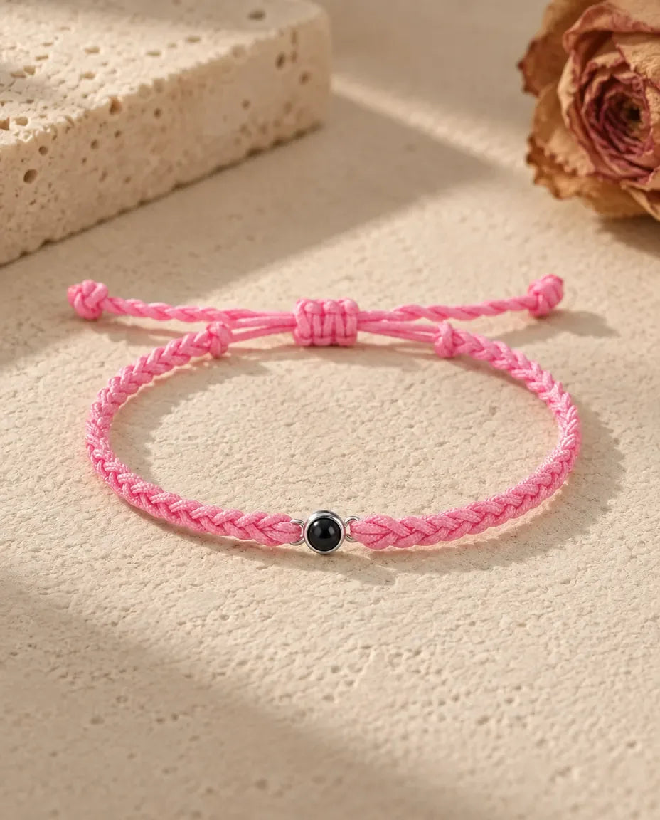 Bracelet Photo - en rose