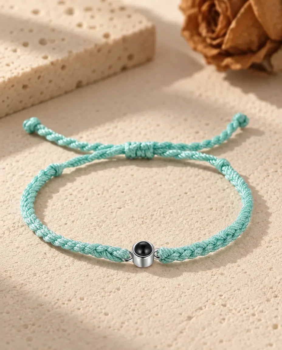 Bracelet Photo - en vert menthe