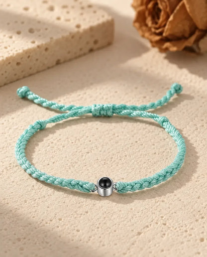 Bracelet Photo - en vert menthe