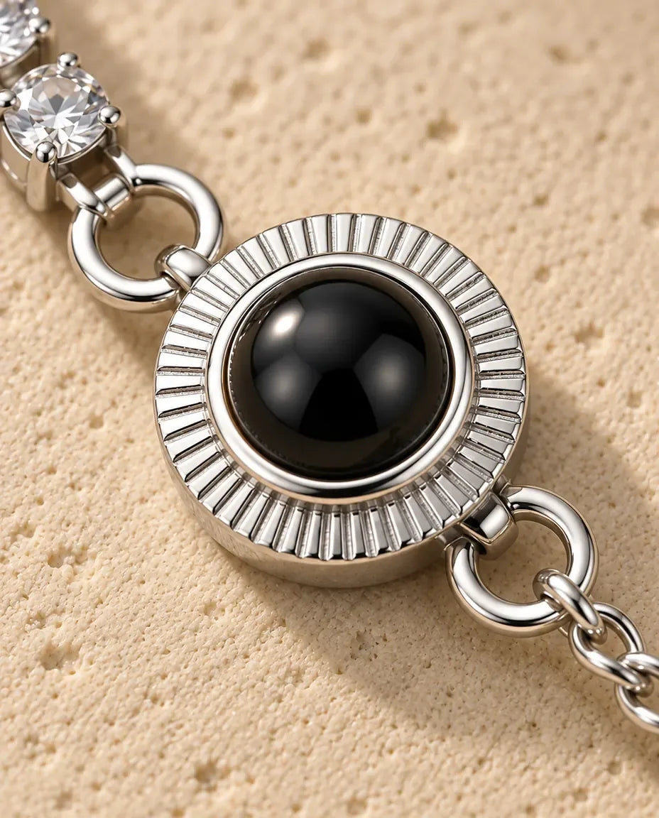 Bracelet Photo - gros plan du pendentif de projection