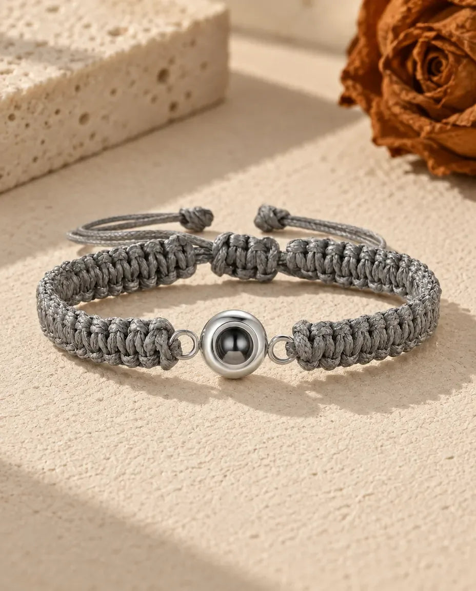 Bracelet Photo - en gris