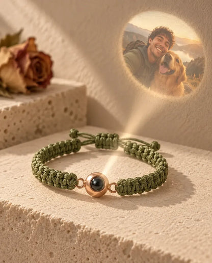 Bracelet Photo - projette la photo cachée sur un mur