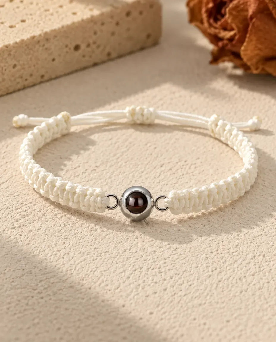 Bracelet Photo - en blanc