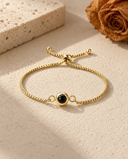 Bracelet Photo - finition or