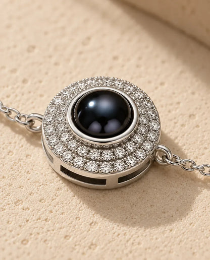 Bracelet Photo - gros plan du pendentif de projection