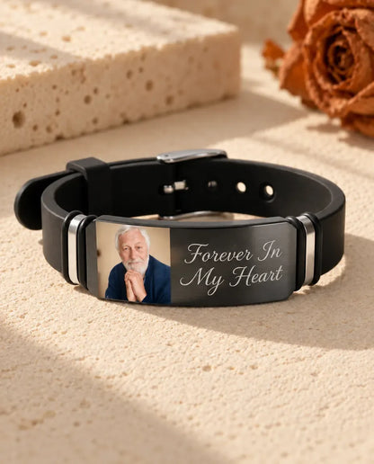 Bracelet Photo Homme - avec la photo imprimée en couleur
