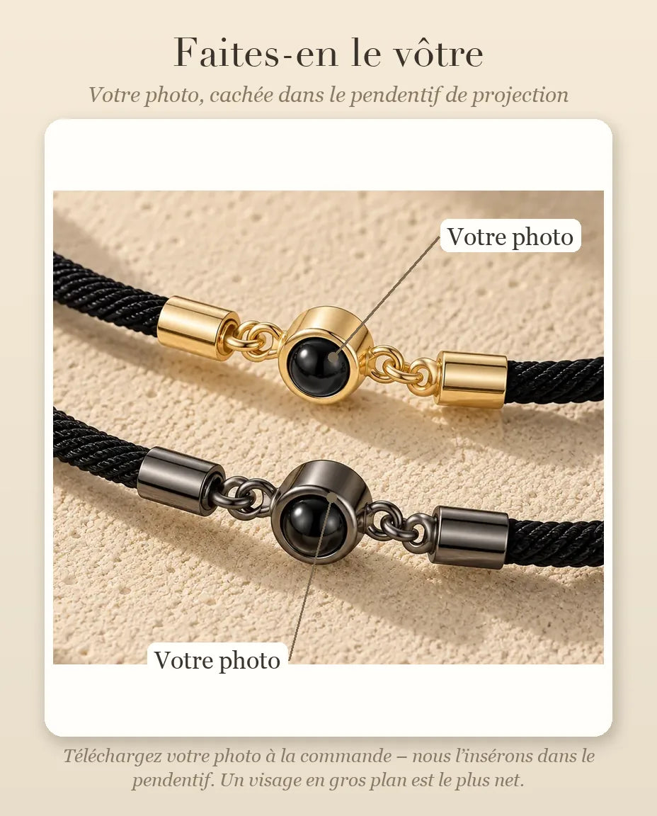 Bracelets Couple - guide de personnalisation : photo