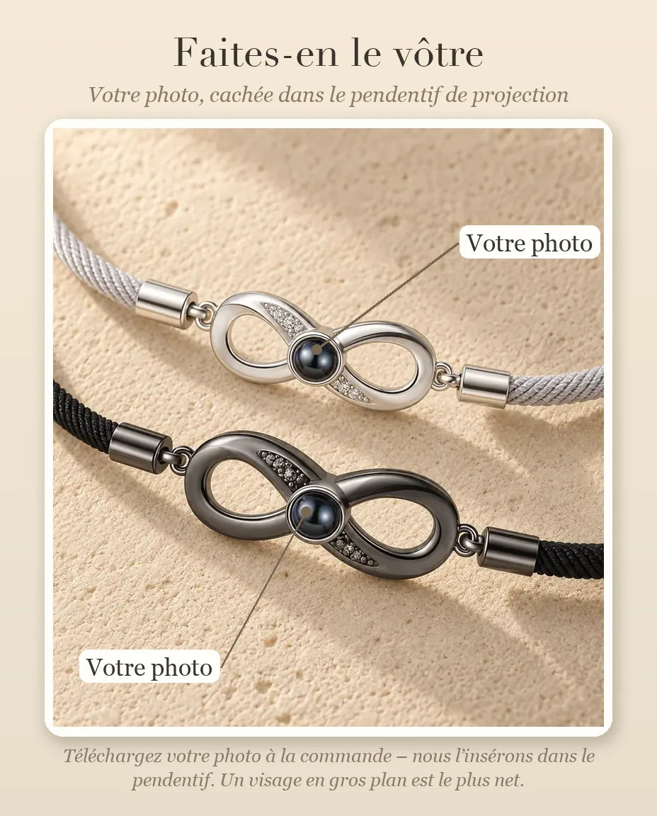 Bracelets Couple - guide de personnalisation : photo