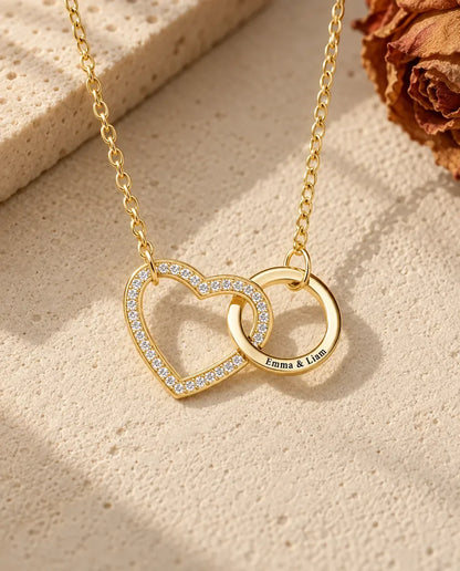 Collier Gravé - finition or