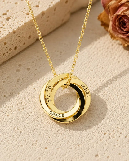 Collier Personnalisé - finition or