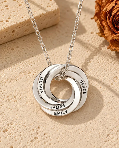Collier Personnalisé - version à 4 anneaux