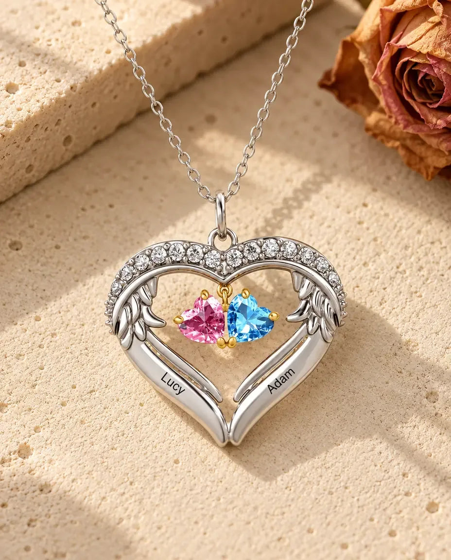 Collier Personnalisé - vue de face en argent