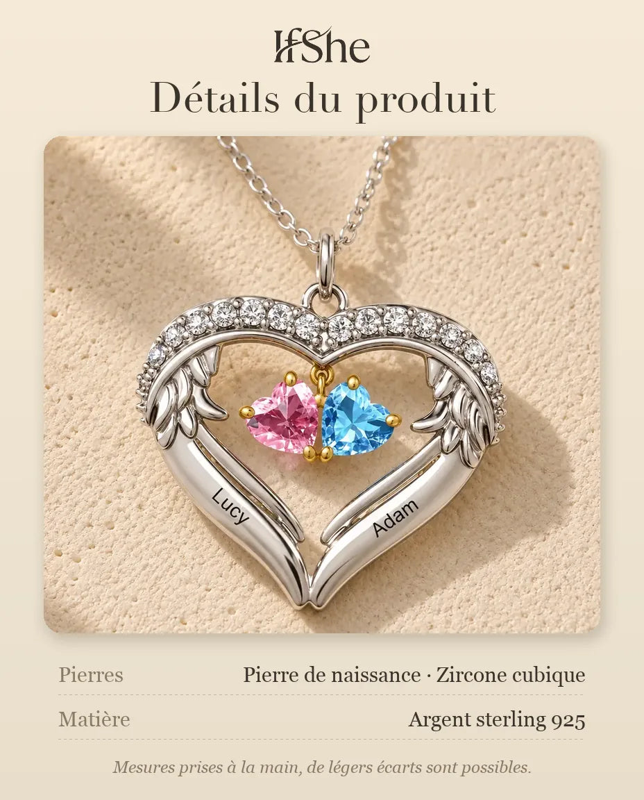Collier Personnalisé - dimensions et matière