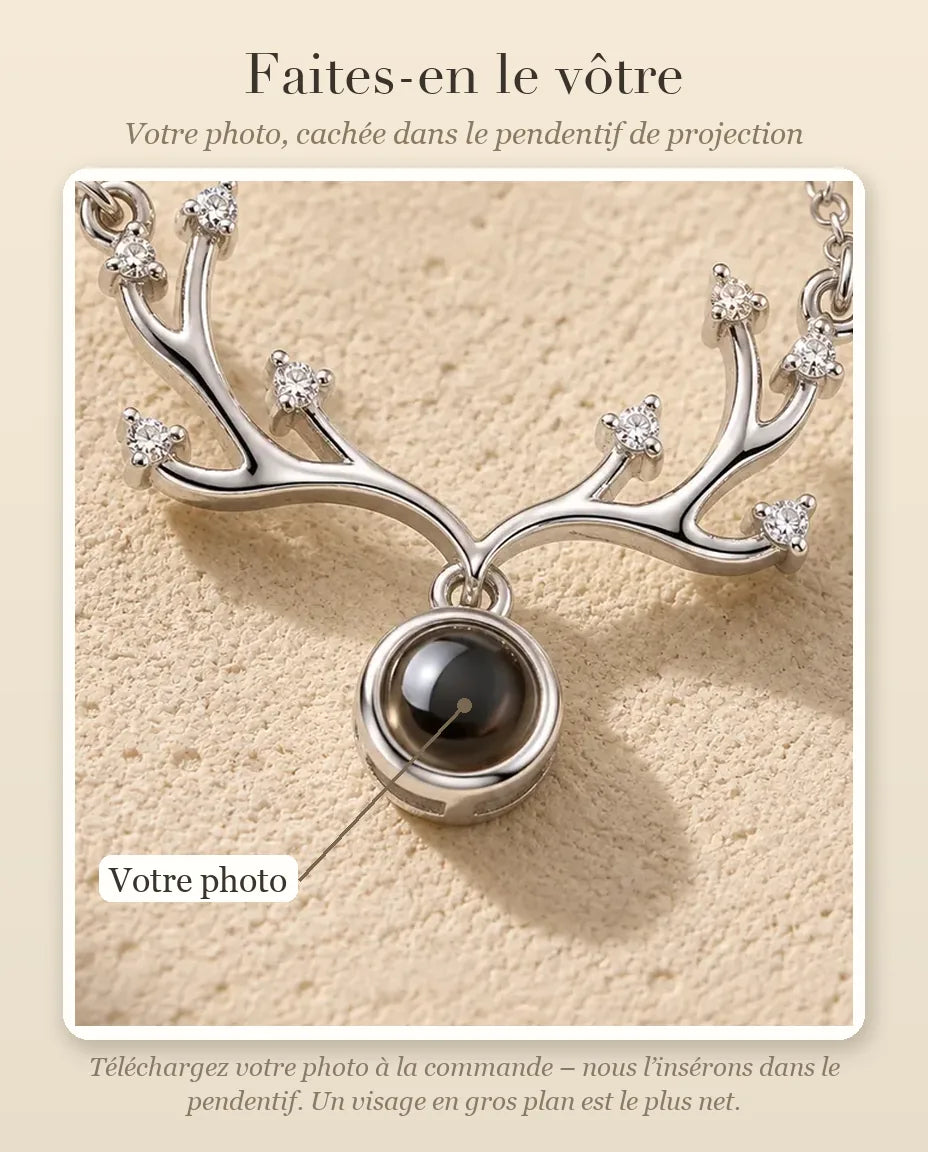Collier avec Photo - guide de personnalisation : photo