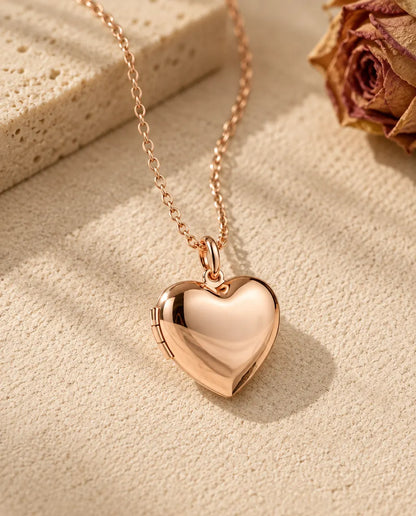 Collier Photo - finition or rose