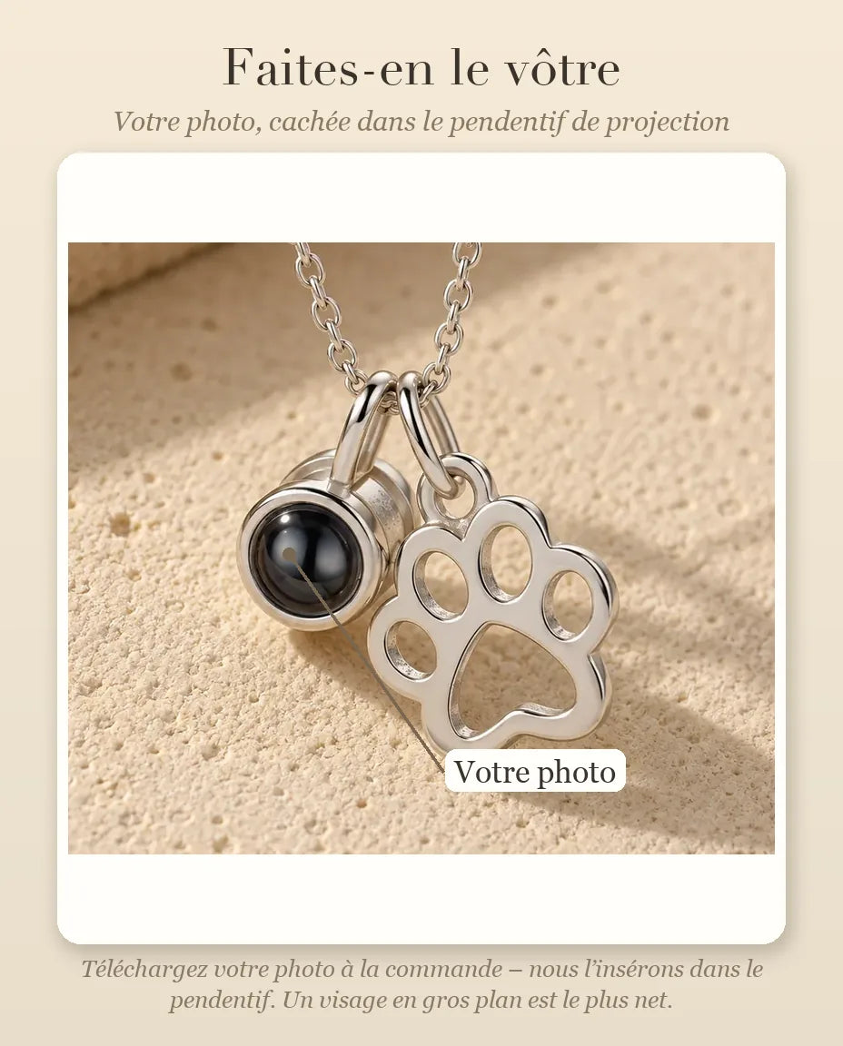 Collier Photo - guide de personnalisation : photo