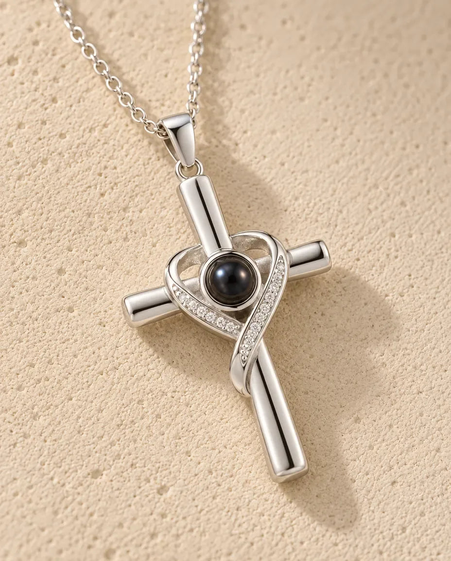 Collier Photo Projection - gros plan du pendentif de projection