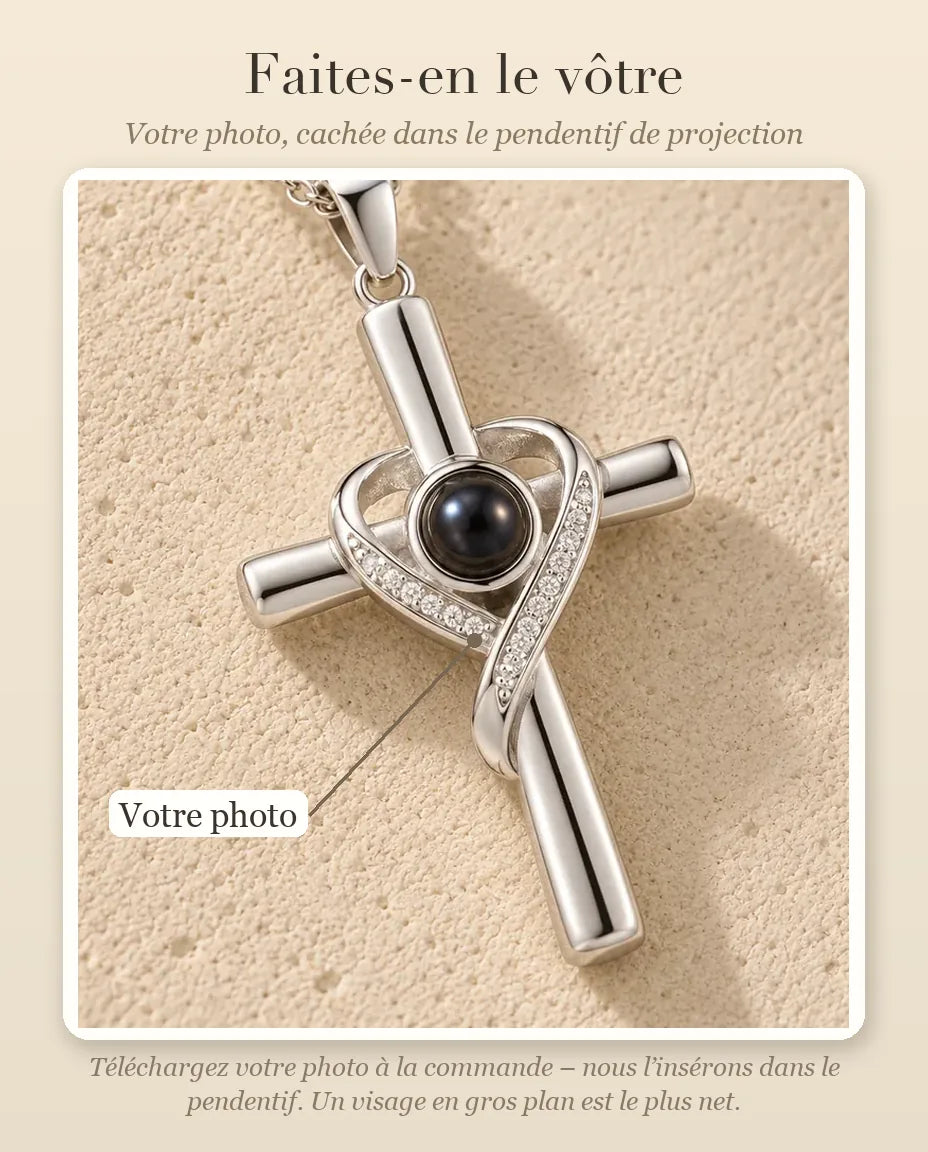 Collier Photo Projection - guide de personnalisation : photo