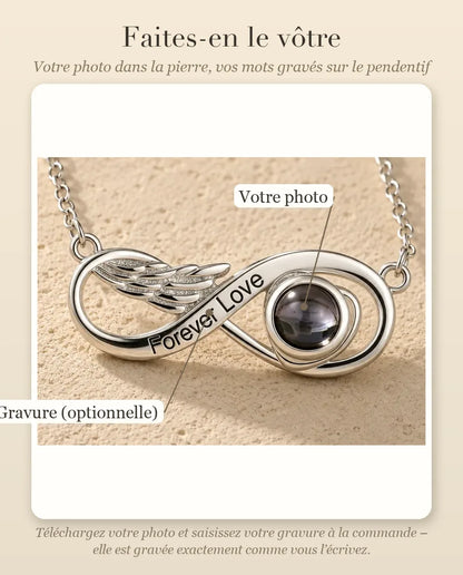 Collier Photo - guide de personnalisation : photo et gravure