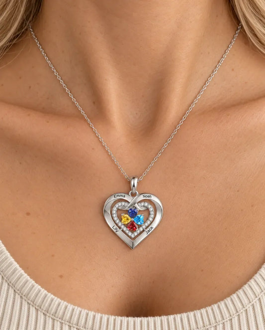 Collier Pierre de Naissance - porté par un mannequin